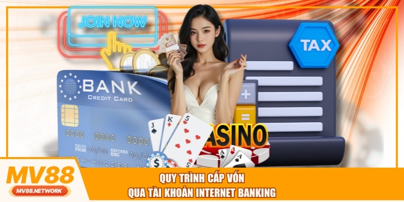 Quy trình cấp vốn qua tài khoản Internet Banking